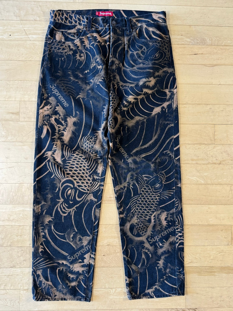 Supreme Koi Fish pants 32x32