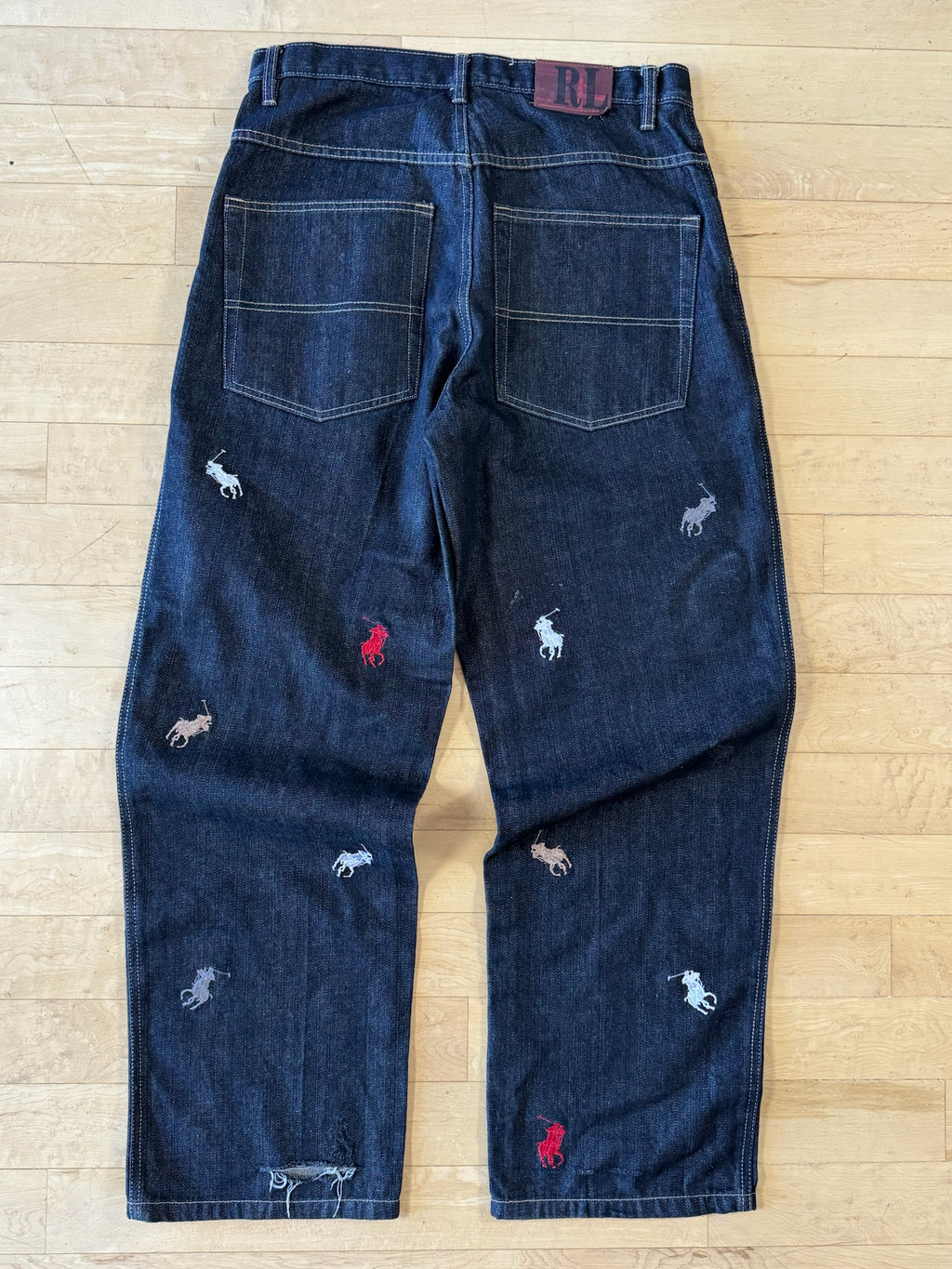 Ralph Lauren RL custom order grey jeans 34x34