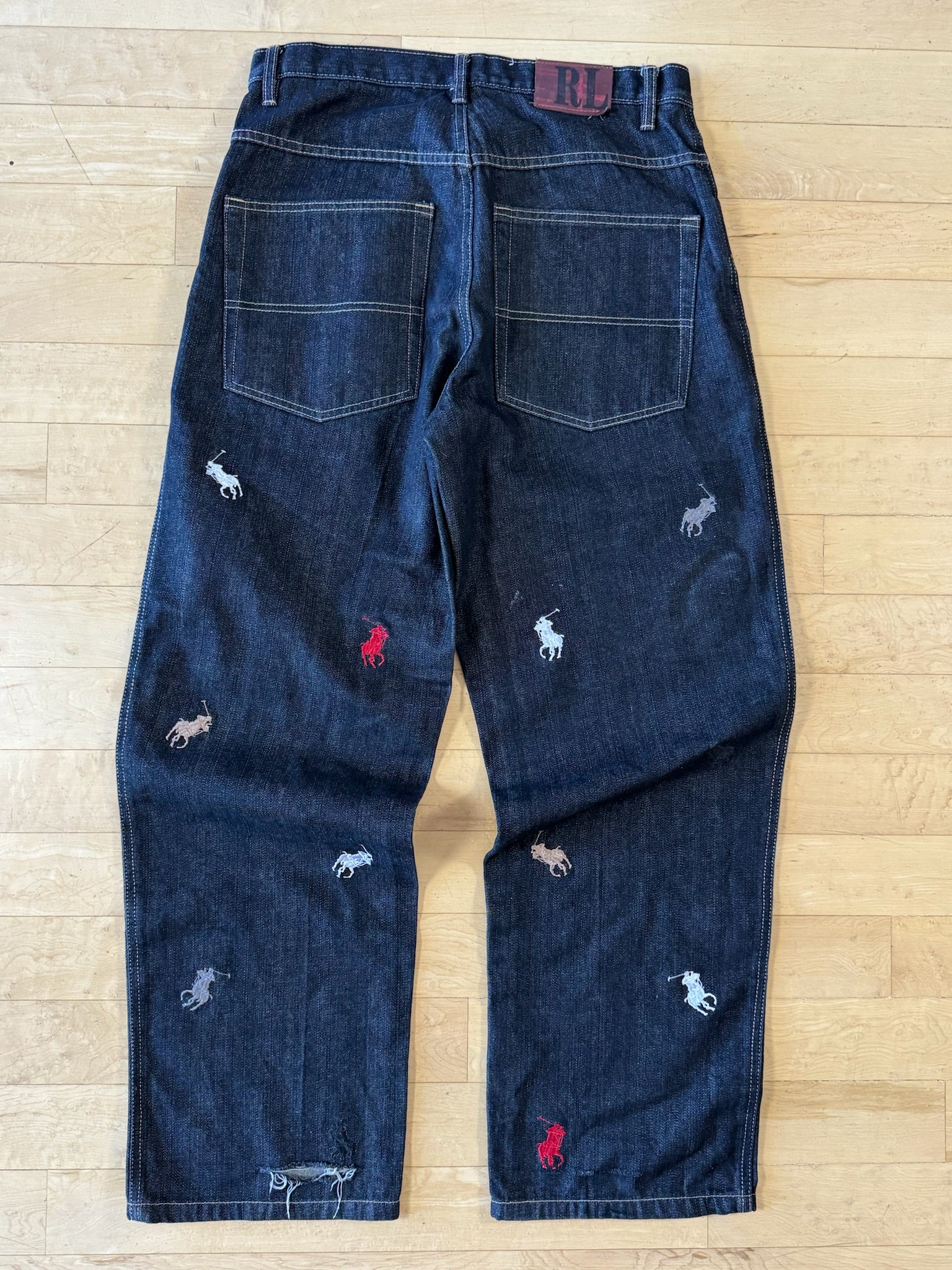 Ralph Lauren RL custom order grey jeans 34x34
