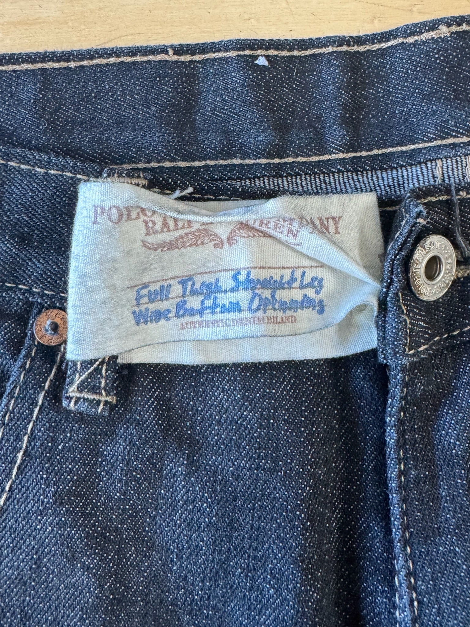 Ralph Lauren RL custom order grey jeans 34x34