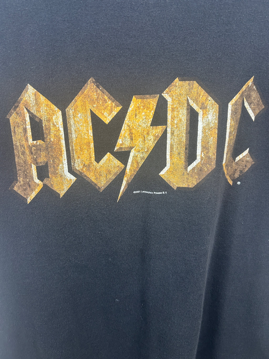 AC/DC shirt grail rusted - size medium