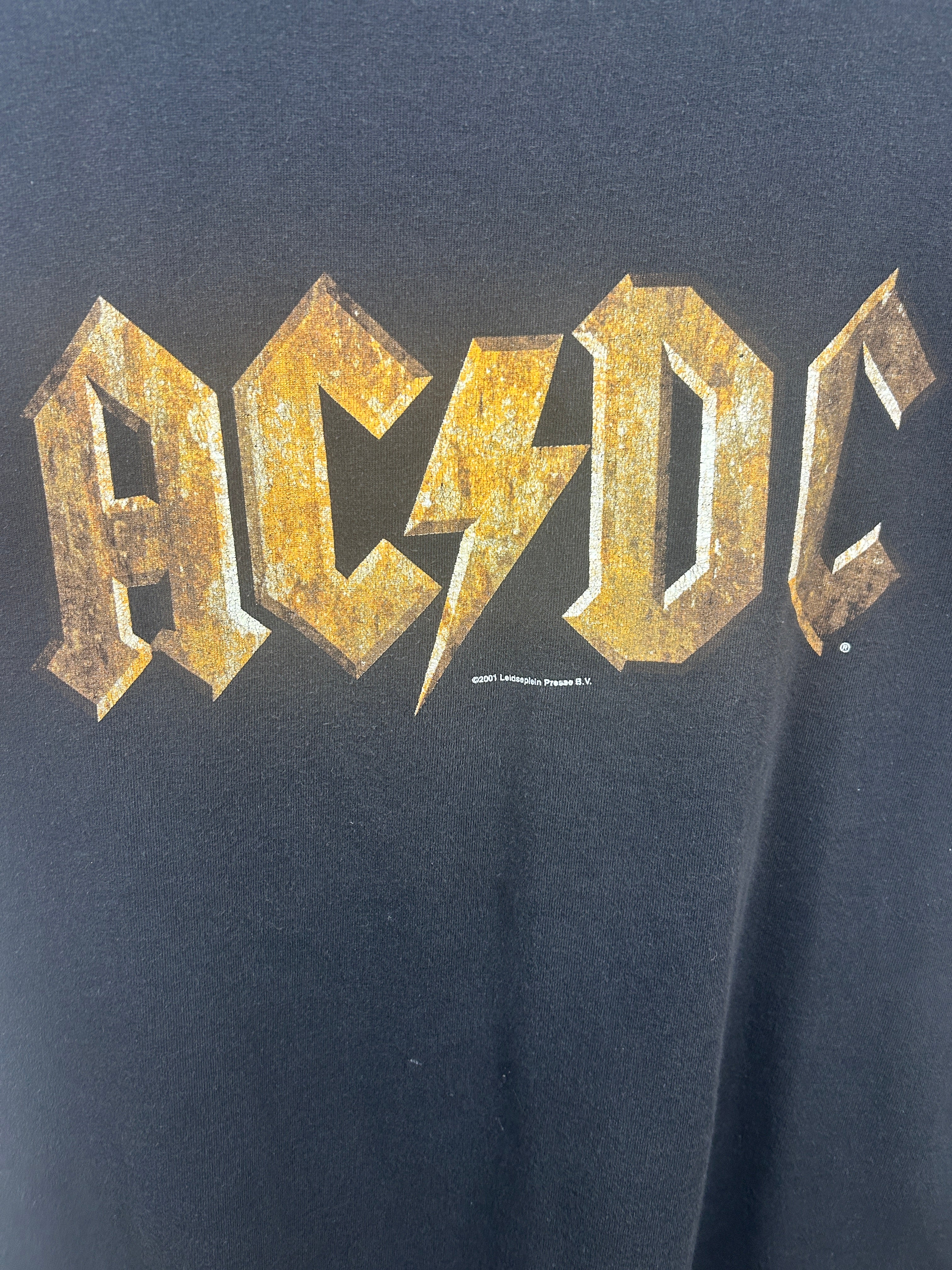 AC/DC shirt grail rusted - size medium