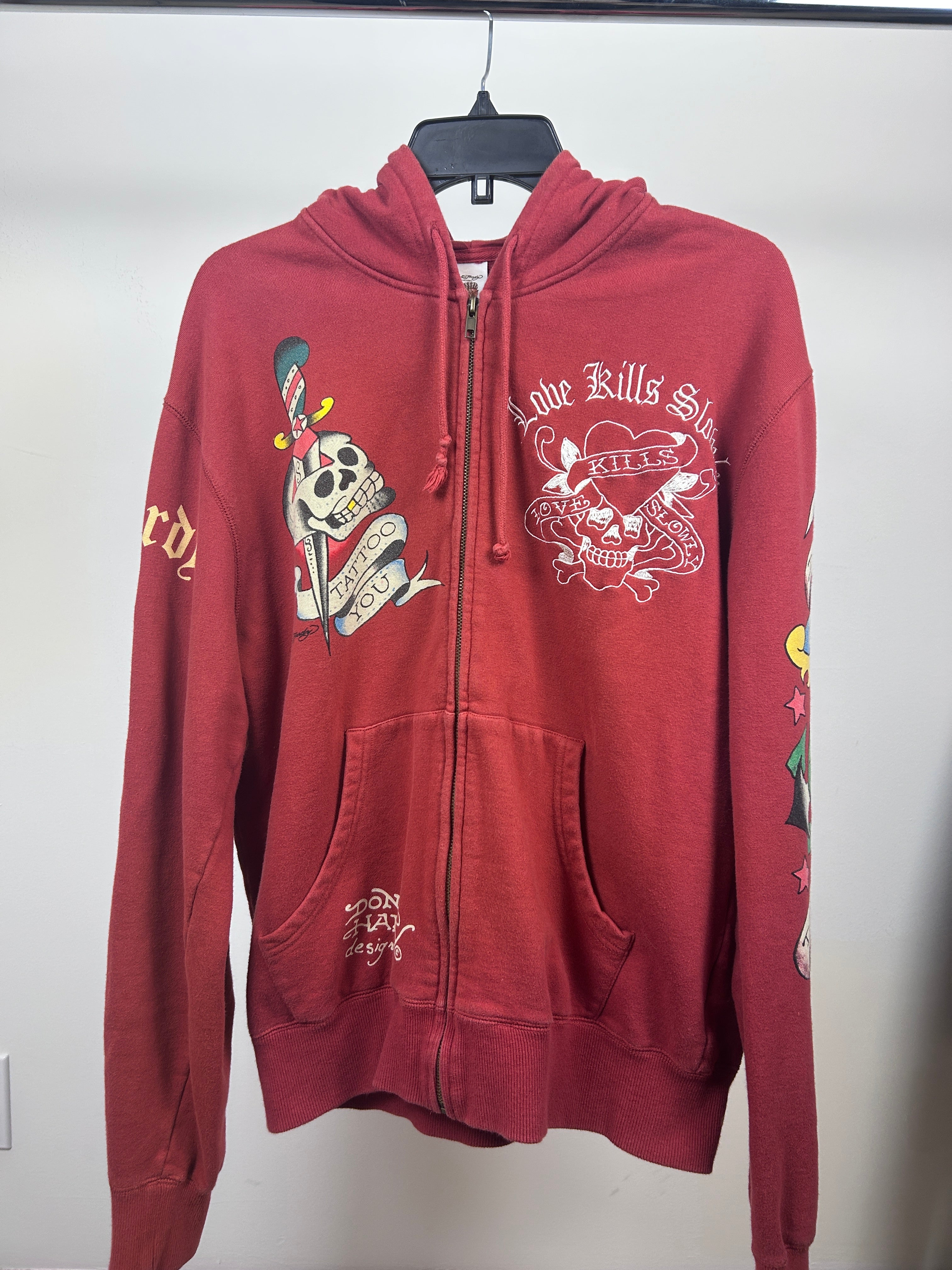 Ed hardy hoodie - size medium