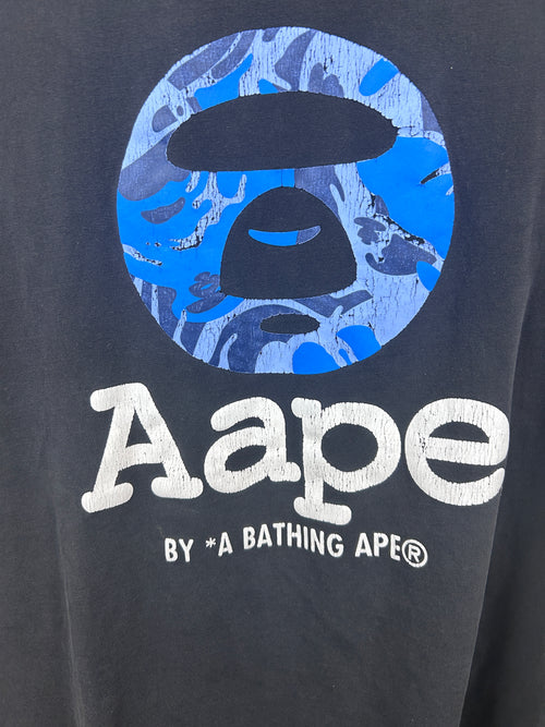 AAPE black t shirt - size large