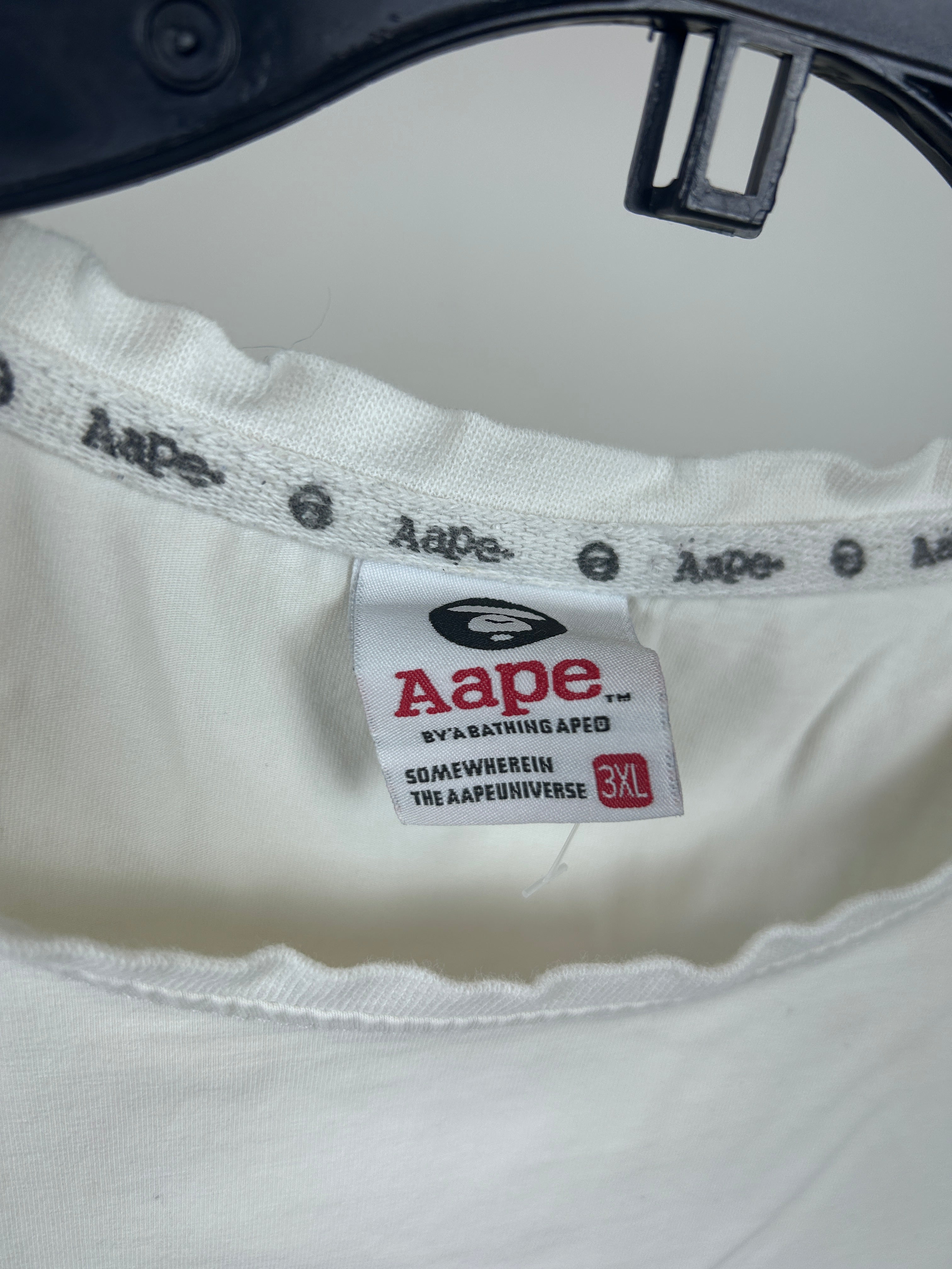 AAPE T-shirt size large white
