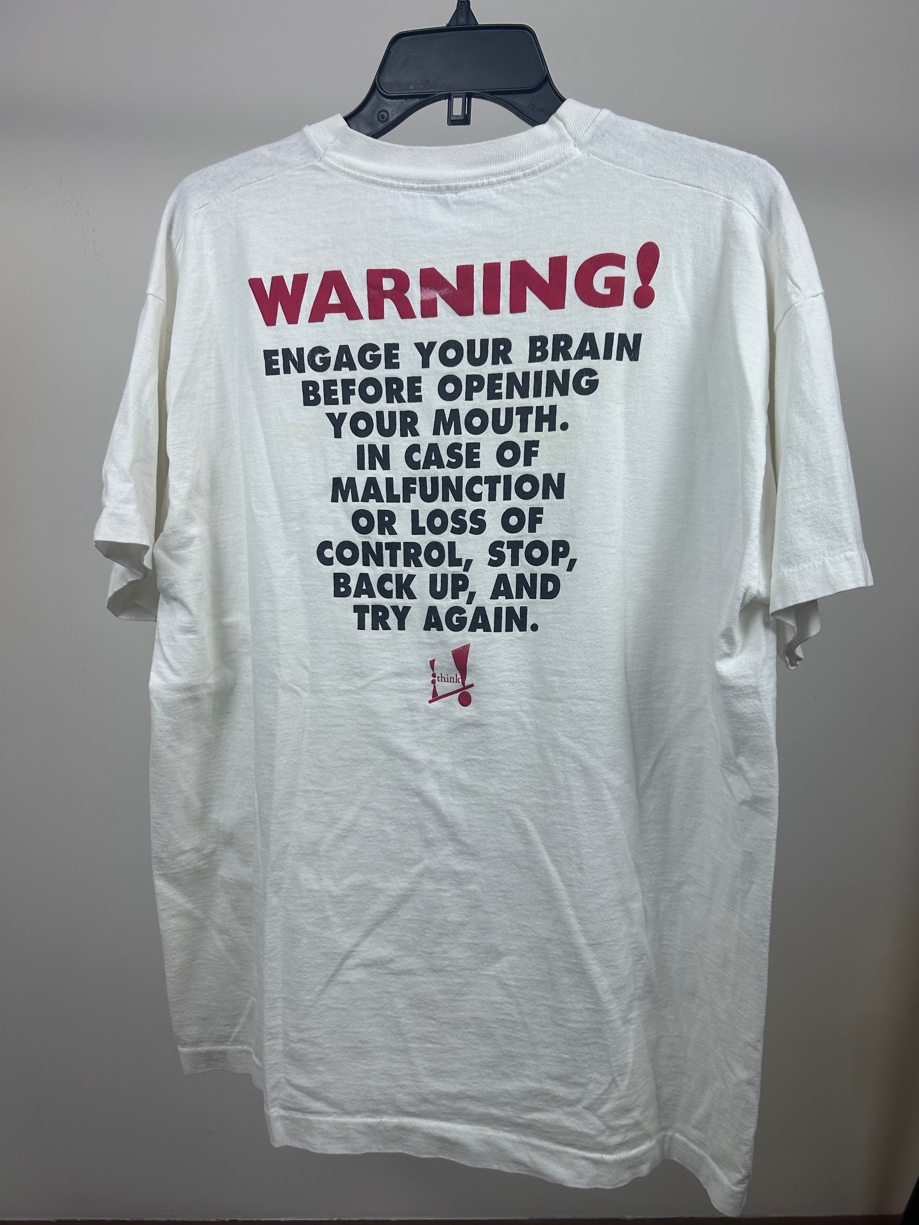 Think! Shirt size large