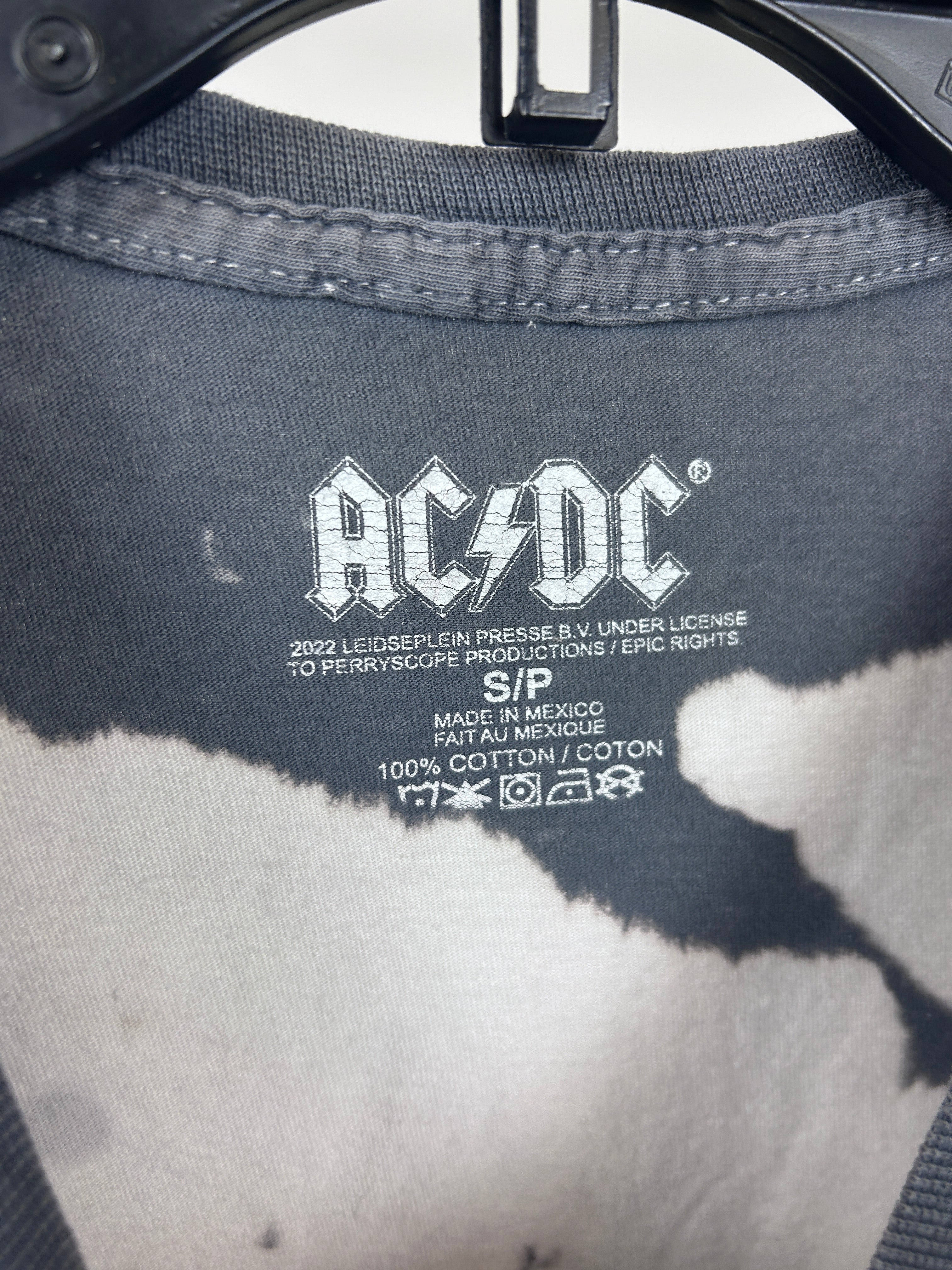 AC/DC tie dye shirt size small