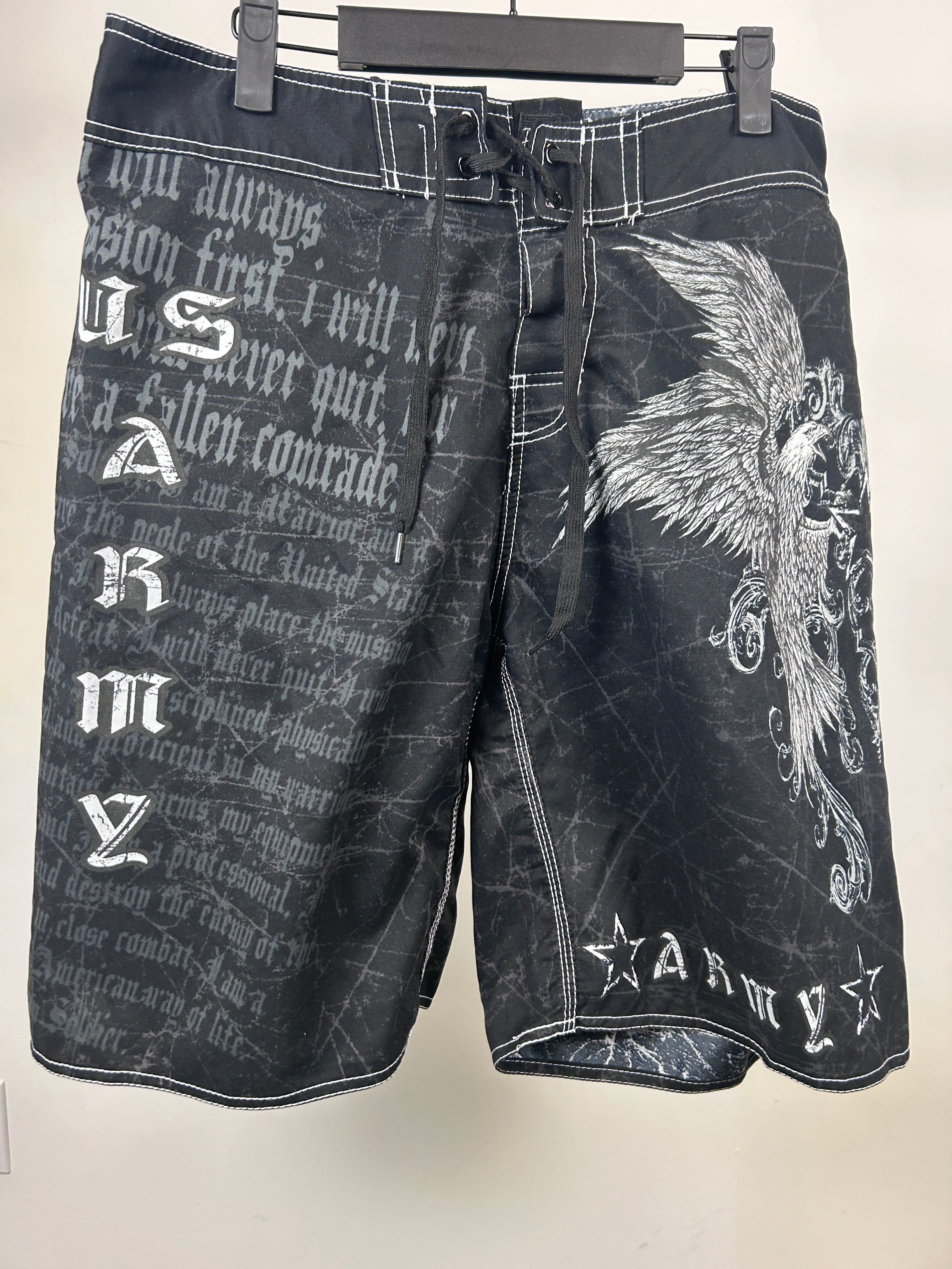Affliction like swim shorts