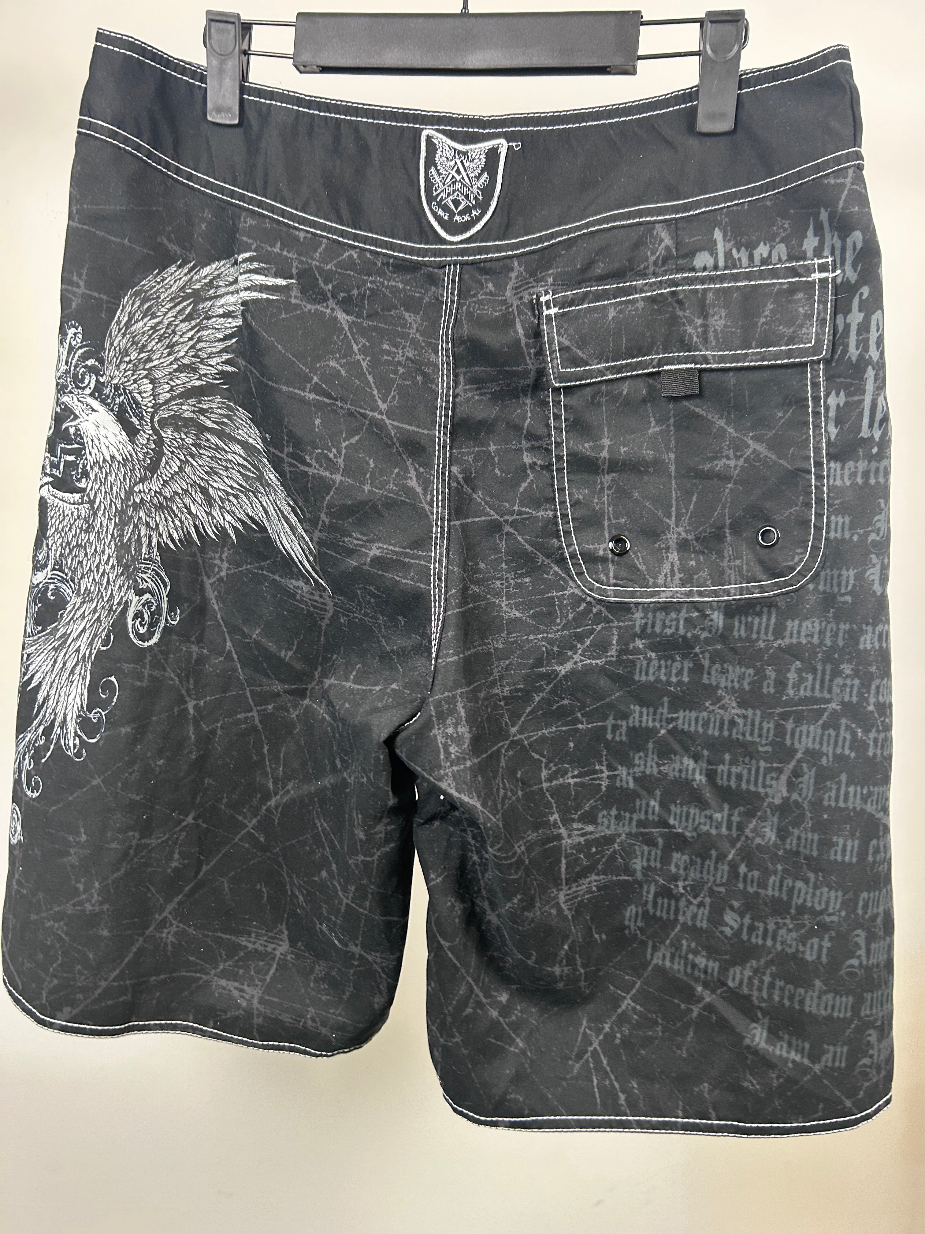 Affliction like swim shorts