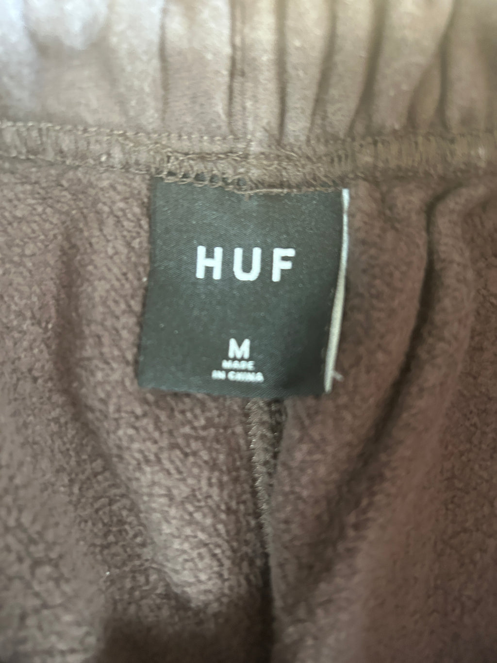 Hufs sweats size medium brown