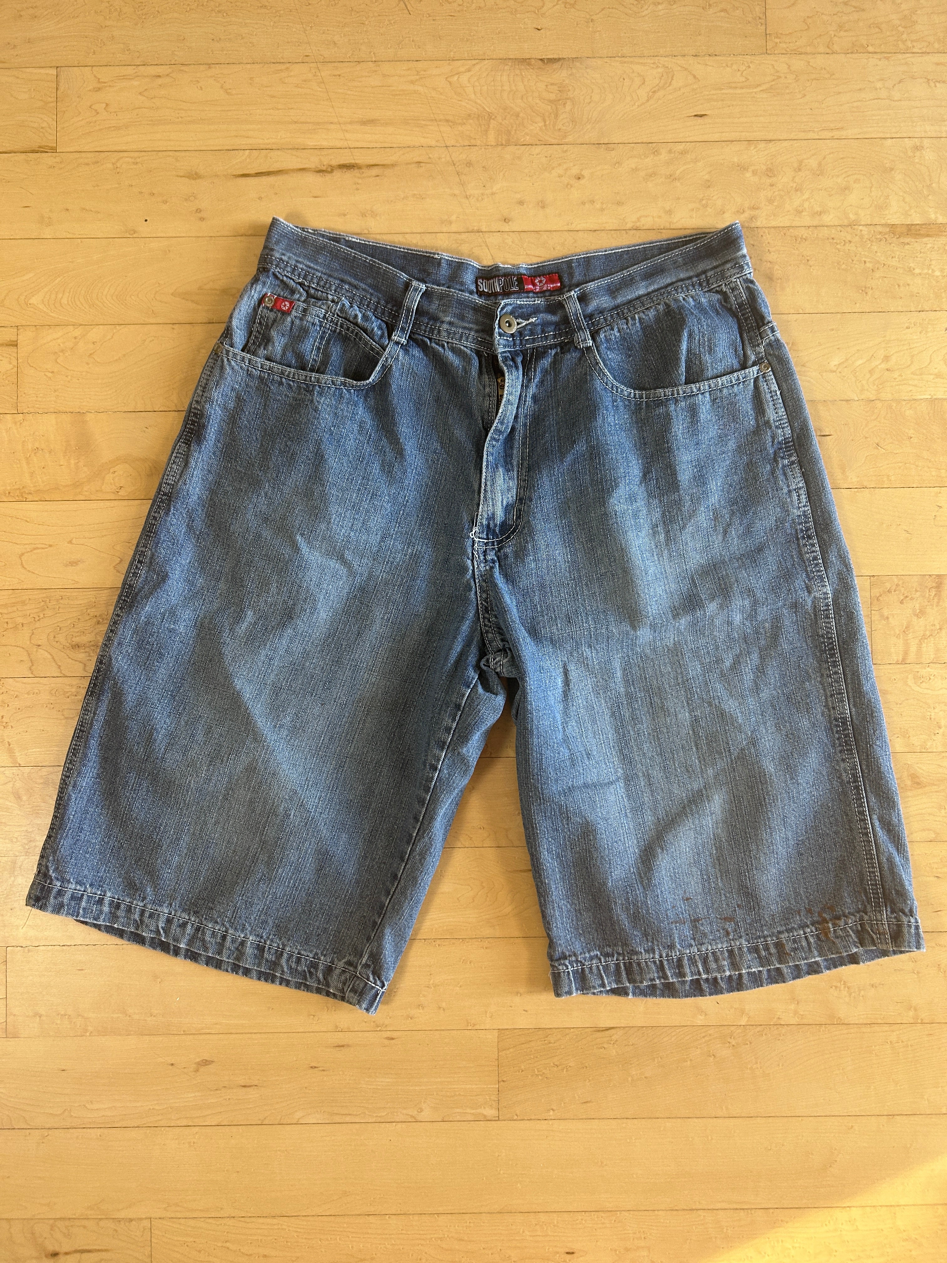 Southpole red tab jorts 36 waist