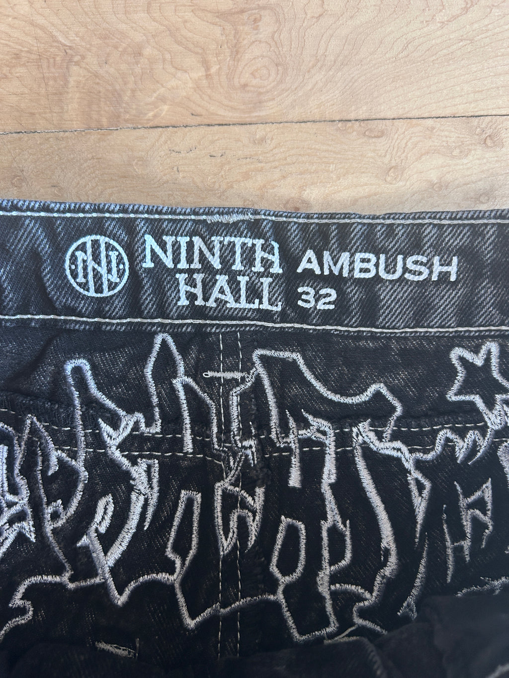 Black ninth hall jeans 32x32 black