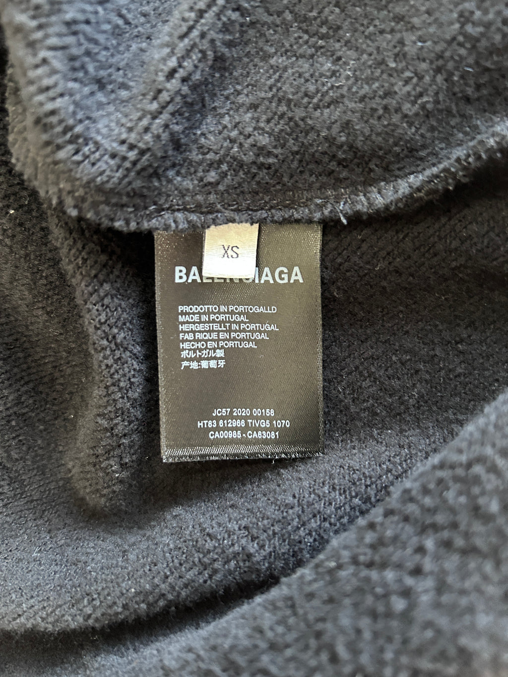 Balenciaga “my name is Demna” hoodie size large