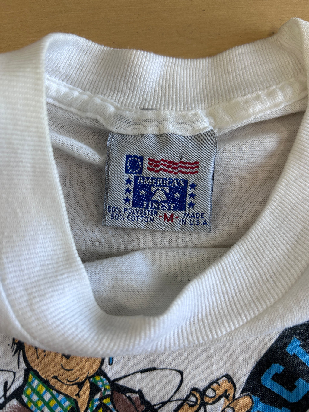 Fishing tee single stitch medium