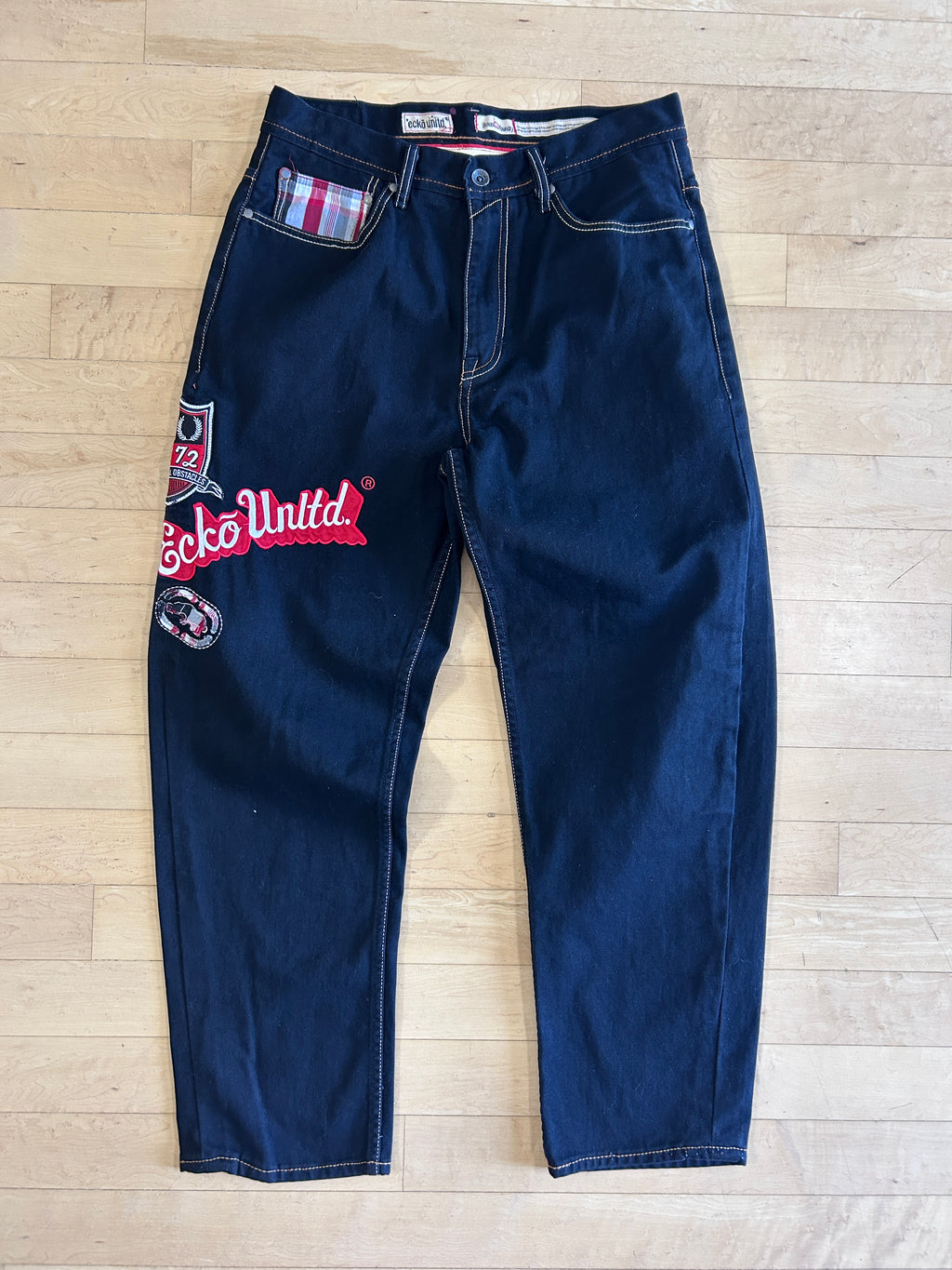 Ecko jeans 34x32 detailed black