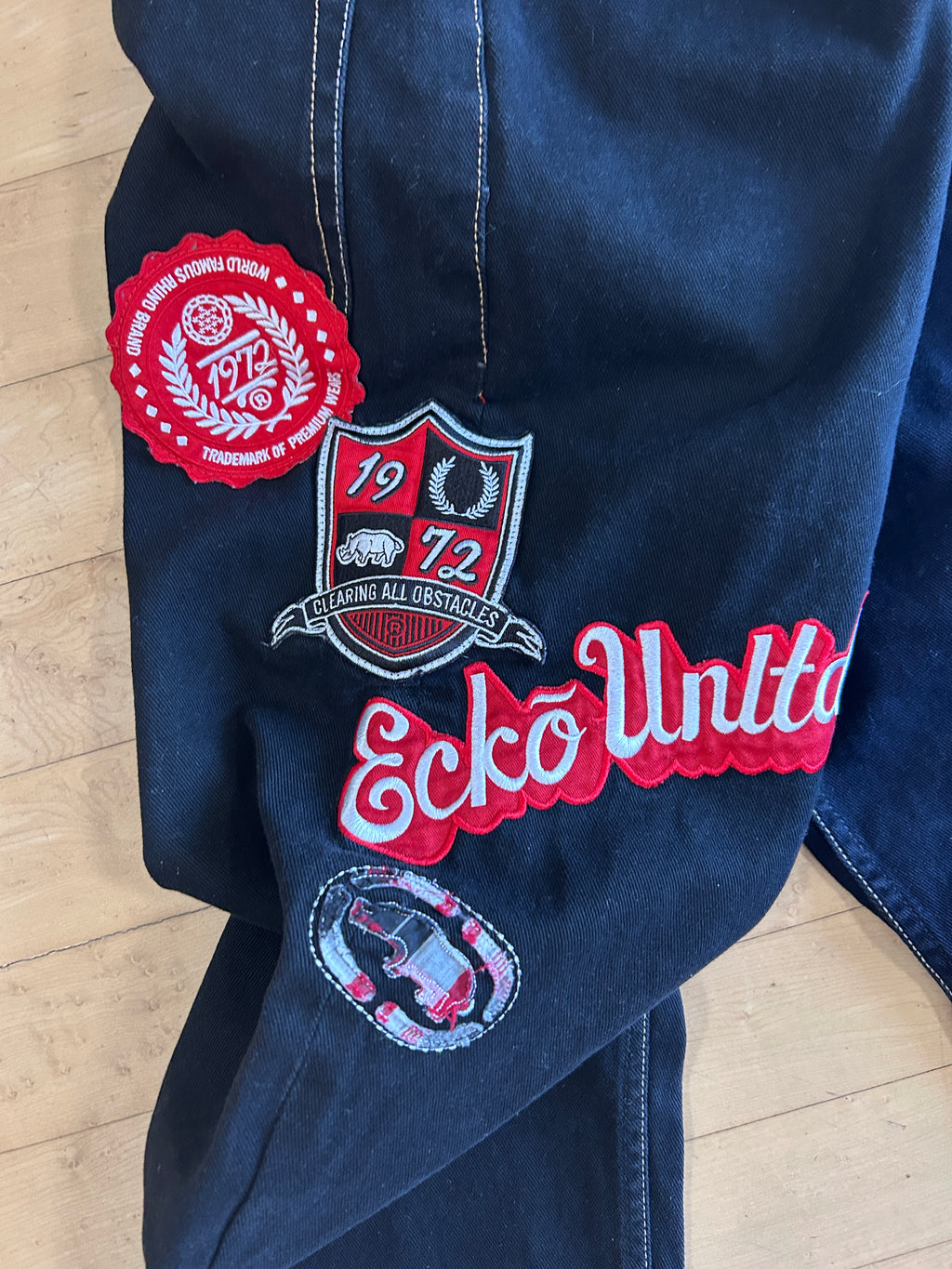 Ecko jeans 34x32 detailed black