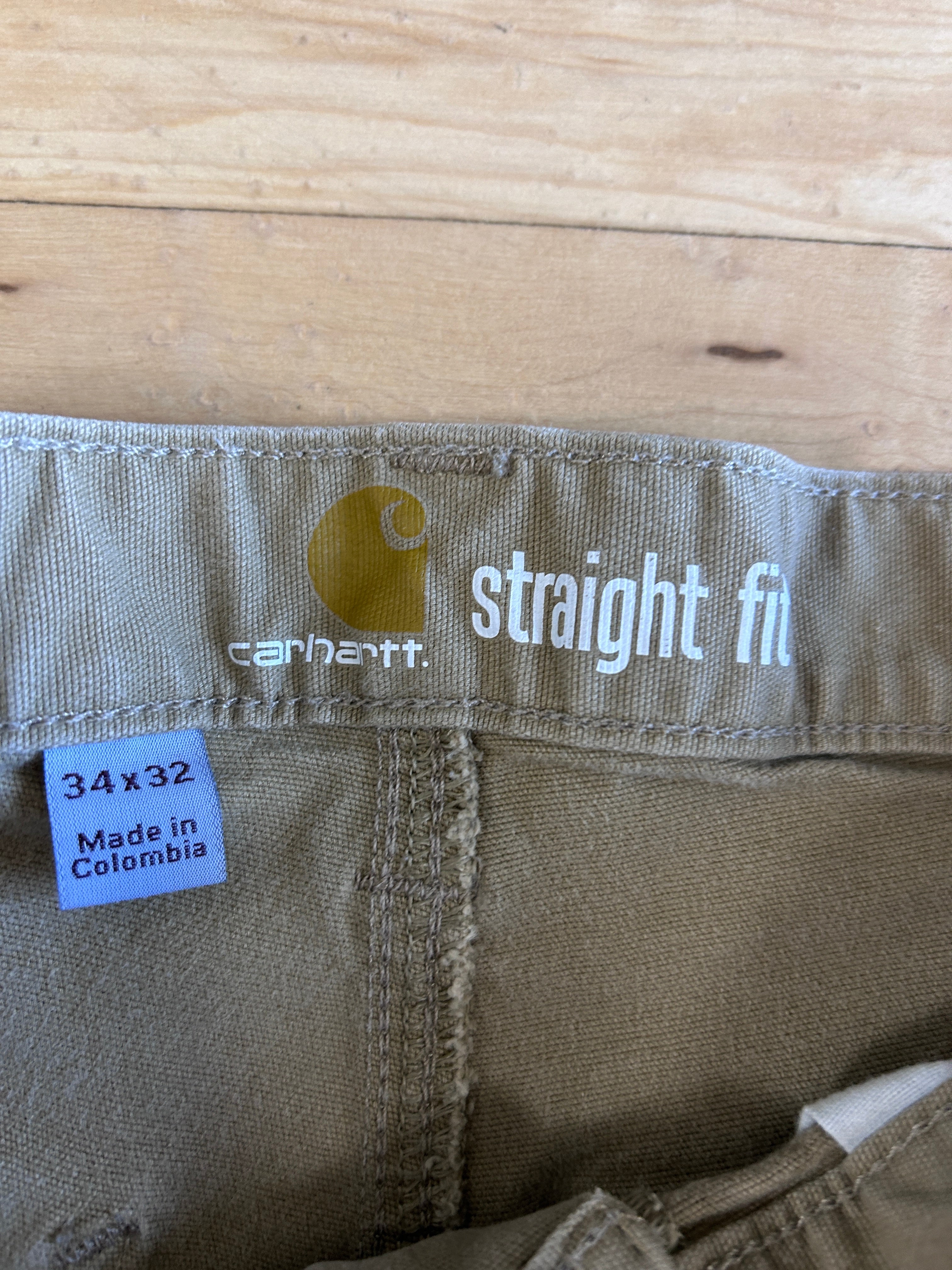 Straight fit 34x32 beige jeans