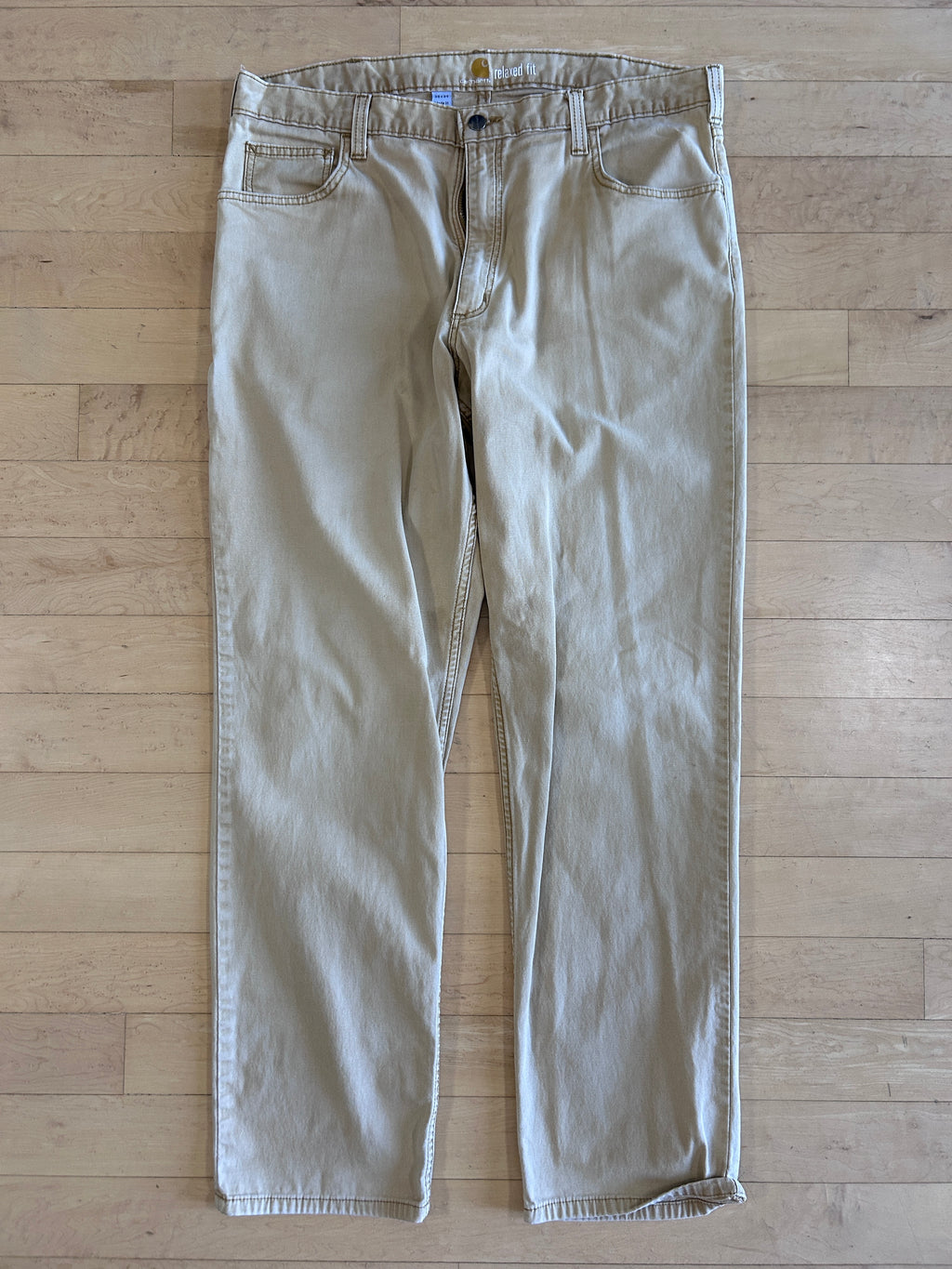 Carhartt beige jeans 38x34