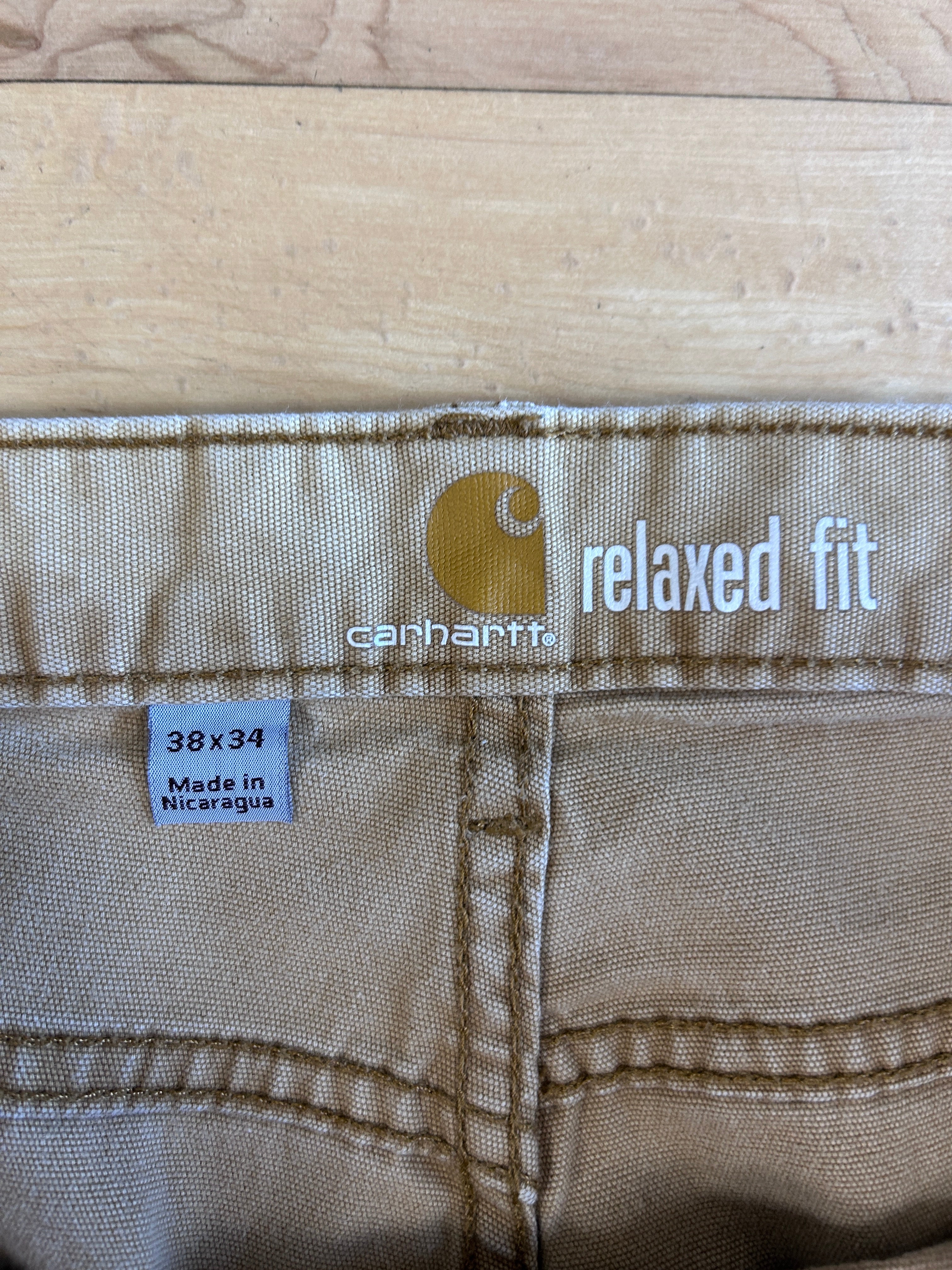 Carhartt beige jeans 38x34