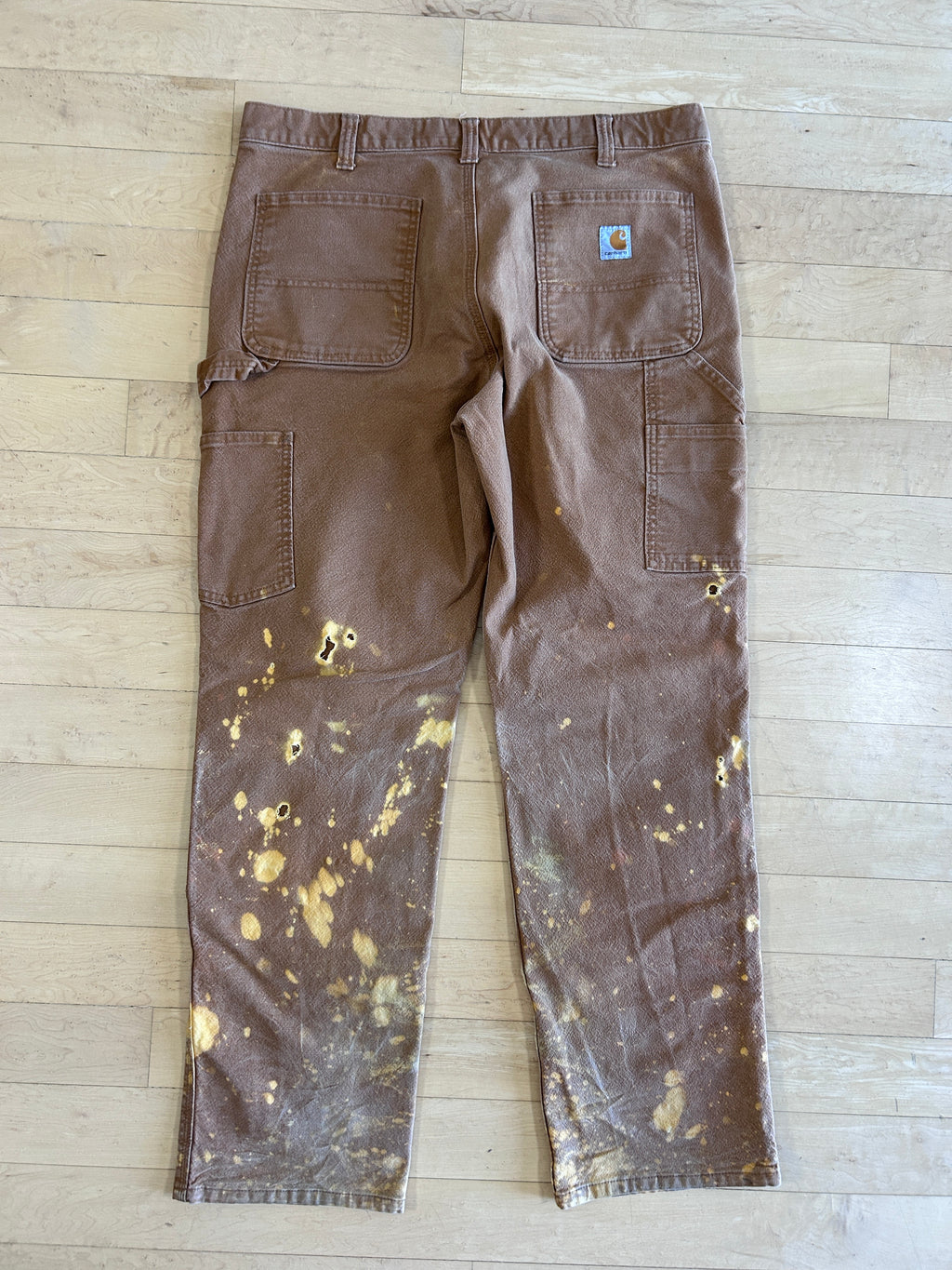 Carhartt tan double knee bleached 36x32