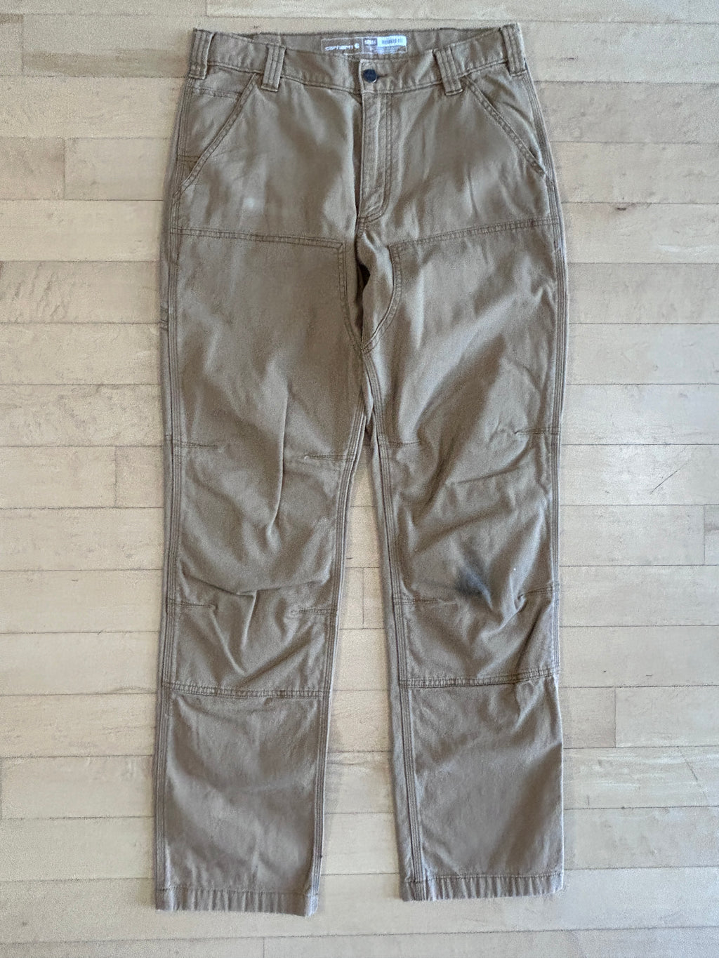Carhartt double knee 32x34 beige