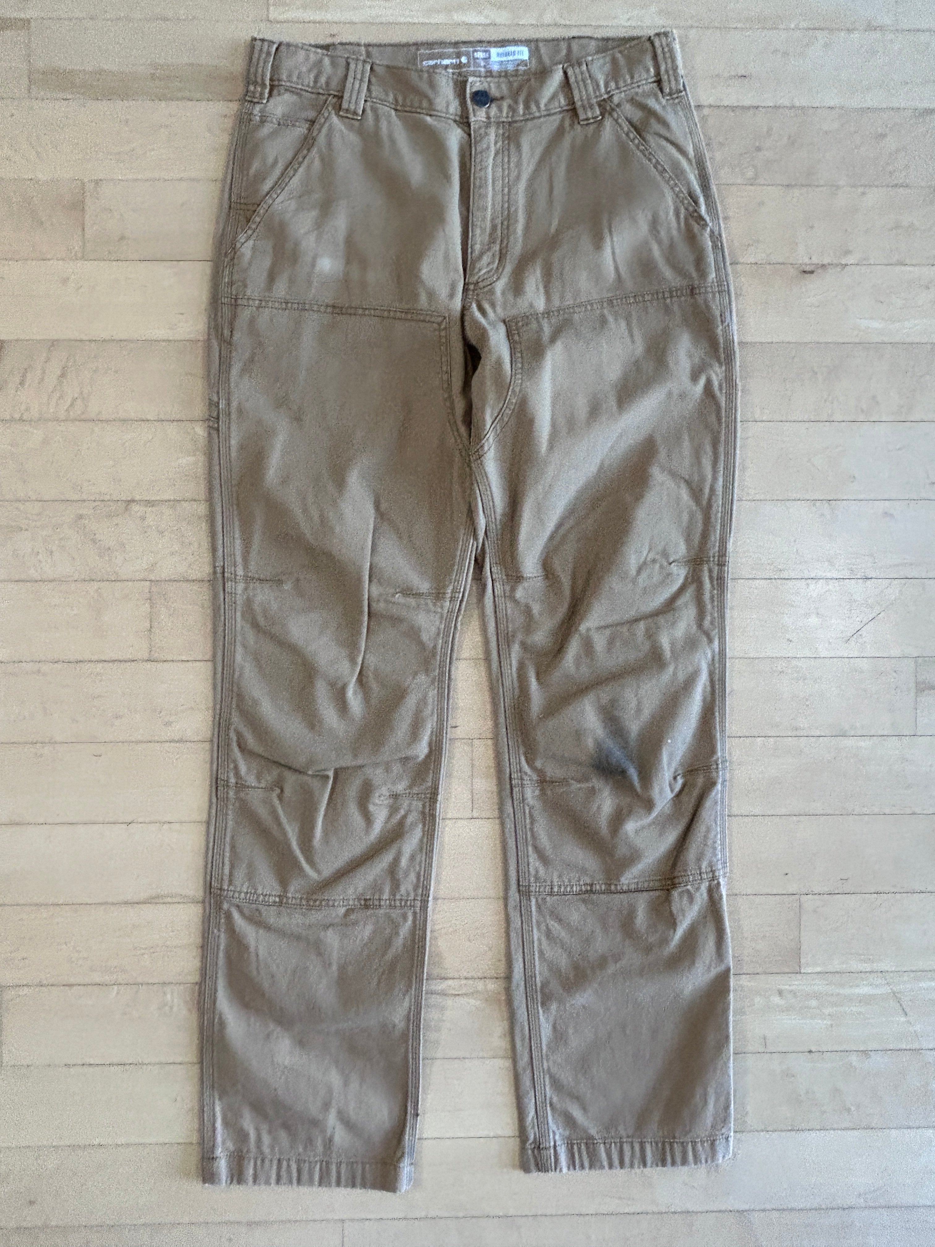 Carhartt double knee 32x34 beige